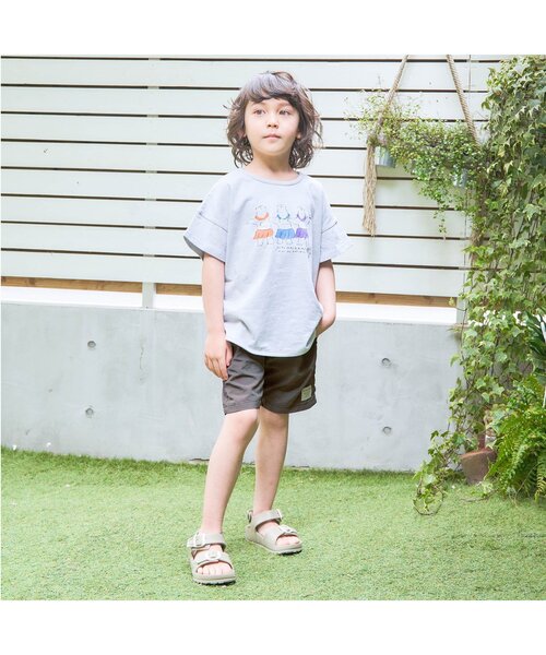 apres les cours(アプレレクール)の「アクティブハーフパンツ 5分丈_水陸両用(その他パンツ・キッズ・オレンジ/サックスブルー/チャコール・80/90/110/120/130/100/140)」の7枚目の写真