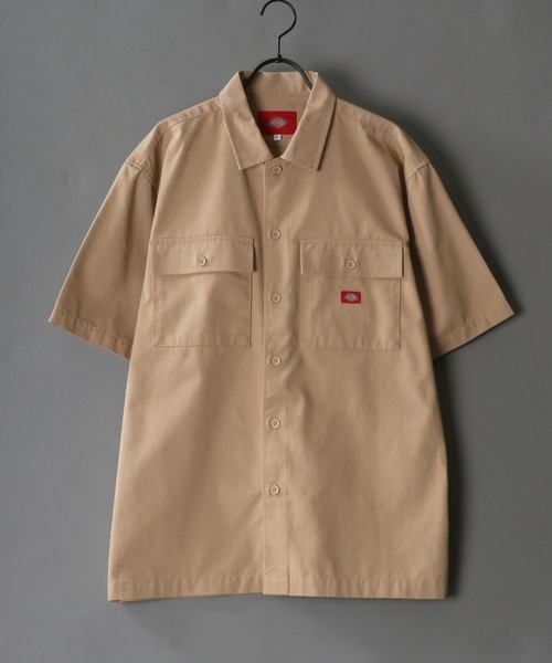 Dickies(ディッキーズ)の「【Dickies】 ディッキーズ T/Cツイル リラクシング ワークシャツ(シャツ/ブラウス・メンズ・チャコールグレー/ブラック/ベージュ/アイボリー/ホワイト系その他/グレー系その他/ブラック系その他/ベージュ系その他・M/L/XL)」の8枚目の写真