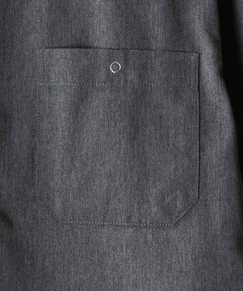 Dickies(ディッキーズ)の「【Dickies】 ディッキーズ T/Cツイル リラクシング ワークシャツ(シャツ/ブラウス・メンズ・チャコールグレー/ブラック/ベージュ/アイボリー/ホワイト系その他/グレー系その他/ブラック系その他/ベージュ系その他・M/L/XL)」の14枚目の写真