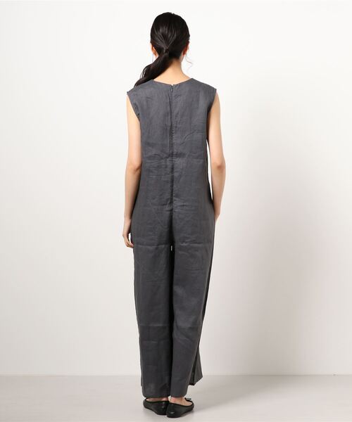 Alluge（アルージュ）の「フレアーシルエットコンビネゾン（つなぎ/オールインワン・レディース・ベージュ/スミクロ・FREE）」の14枚目の写真