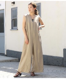 Alluge | フレアーシルエットコンビネゾン(つなぎ/オールインワン)