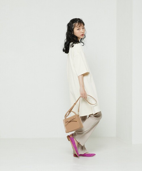 FREAK'S STORE（フリークスストア）の「ショルダーボタンカットミニワンピース（ワンピース・レディース・オフホワイト/ナチュラル/ネイビー/サックスブルー/レッド/ブラック・ﾌﾘ-）」の22枚目の写真