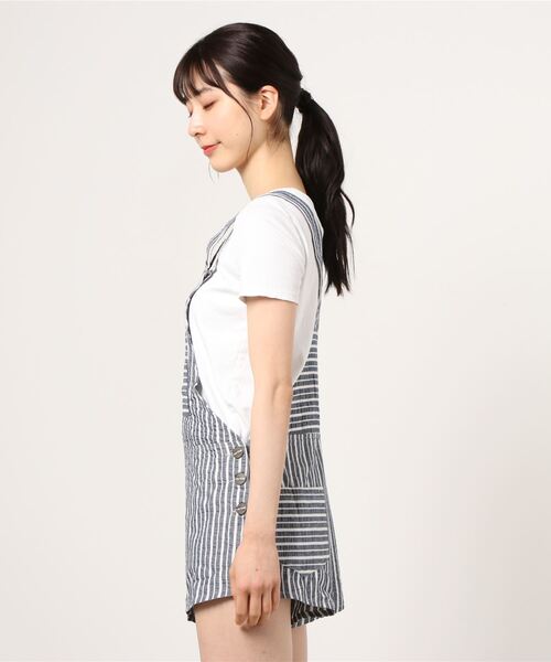 rhythm(リズム)の「【rhythm】ISLANDER JUMPSUIT(サロペット/オーバーオール・レディース・ネイビー・X-SMALL/SMALL)」の2枚目の写真