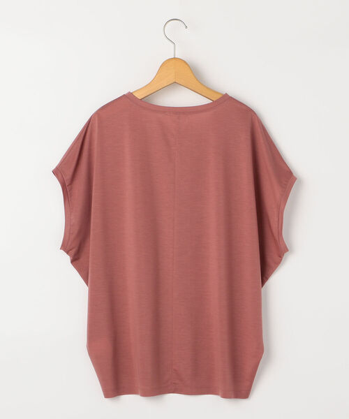 NOLLEY’S(ノーリーズ)の「ドレープ天竺フレンチプルオーバーカットソー(Tシャツ/カットソー・レディース・ピンク/ブラウン/ベージュ・FREE)」の5枚目の写真