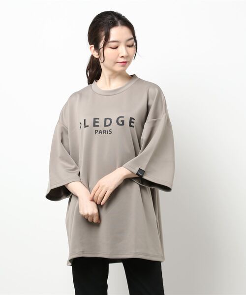 Pledge（プレッジ）の「【Bl】【pledge】プリントBIGクルーネックTEE（Tシャツ/カットソー・レディース・ブラック系その他/ブラック系その他2/ベージュ系その他2/ブルー系その他2/ホワイト系その他/ホワイト系その他3/ホワイト系その他2/ベージュ系その他/ブルー系その他3/ブラック系その他3/ブルー系その他/ベージュ系その他3・LARGE/MEDIUM）」の8枚目の写真