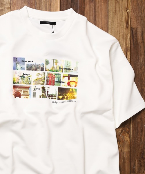 Pledge（プレッジ）の「【Bl】【pledge】プリントBIGクルーネックTEE（Tシャツ/カットソー・レディース・ブラック系その他/ブラック系その他2/ベージュ系その他2/ブルー系その他2/ホワイト系その他/ホワイト系その他3/ホワイト系その他2/ベージュ系その他/ブルー系その他3/ブラック系その他3/ブルー系その他/ベージュ系その他3・LARGE/MEDIUM）」の2枚目の写真