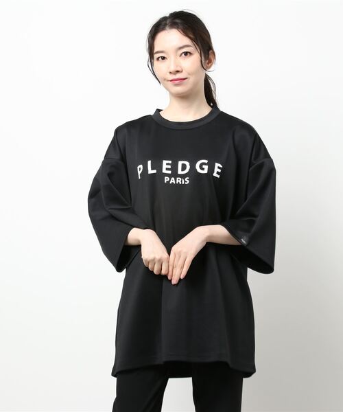Pledge（プレッジ）の「【Bl】【pledge】プリントBIGクルーネックTEE（Tシャツ/カットソー・レディース・ブラック系その他/ブラック系その他2/ベージュ系その他2/ブルー系その他2/ホワイト系その他/ホワイト系その他3/ホワイト系その他2/ベージュ系その他/ブルー系その他3/ブラック系その他3/ブルー系その他/ベージュ系その他3・LARGE/MEDIUM）」の20枚目の写真