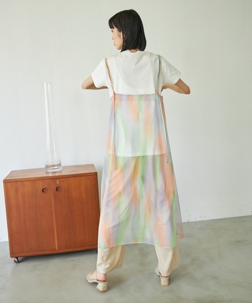 VACANCY（ヴァカンシー）の「ペイント柄チュールキャミワンピース（ワンピース・レディース・その他・FREE）」の11枚目の写真