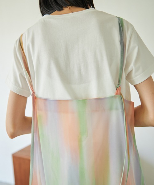 VACANCY（ヴァカンシー）の「ペイント柄チュールキャミワンピース（ワンピース・レディース・その他・FREE）」の13枚目の写真