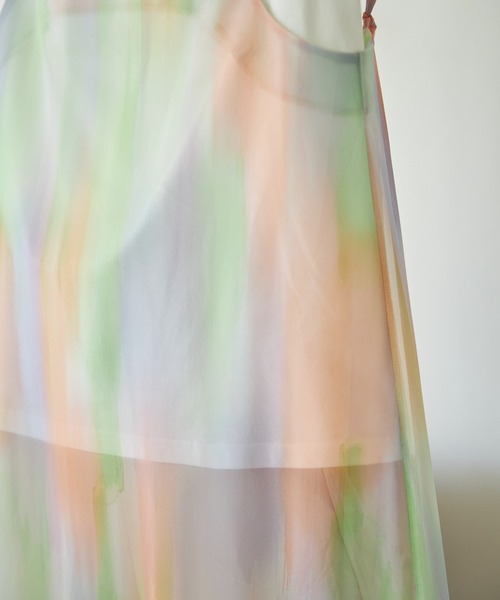VACANCY（ヴァカンシー）の「ペイント柄チュールキャミワンピース（ワンピース・レディース・その他・FREE）」の16枚目の写真