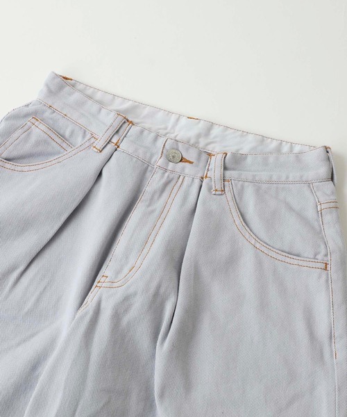 X-girl（エックスガール）の「WIDE TAPERED PANTS（その他パンツ・レディース・ライトグレー/ブラック/ベージュ/パープル・S/M/XS）」の17枚目の写真