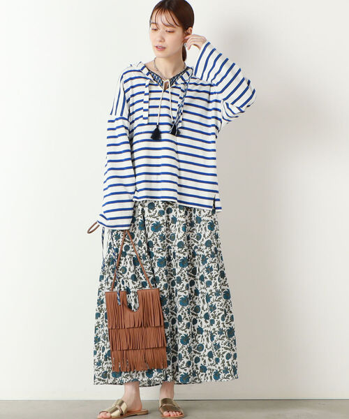 NOLLEY’S(ノーリーズ)の「◇【WEB先行販売】インド柄ワンピース(ワンピース・レディース・ブラック系その他3/ブルー系その他3・FREE)」の17枚目の写真