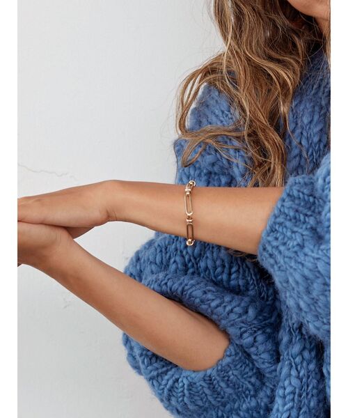 Ungrid（アングリッド）の「デザインチェーンブレス（ブレスレット・レディース・シルバー/ゴールド・FREE）」の7枚目の写真