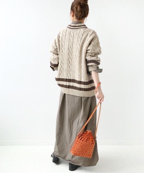ARMEN(アーメン)の「【ARMEN】UTILITY R/C LONG ONEPIECE SMU:別注ワンピース◆(シャツワンピース・レディース・ブラック/グレー・FREE)」の6枚目の写真