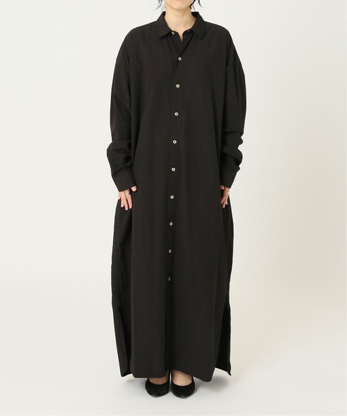 ARMEN(アーメン)の「【ARMEN】UTILITY R/C LONG ONEPIECE SMU:別注ワンピース◆(シャツワンピース・レディース・ブラック/グレー・FREE)」の7枚目の写真