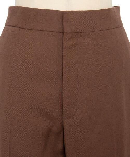 Drawer（ドゥロワー）の「＜Drawer（ドゥロワー）＞ ネップオックスバックシャーリングパンツ（その他パンツ・レディース・ターコイズブルー/ブラウン・40/38/36/34）」の15枚目の写真