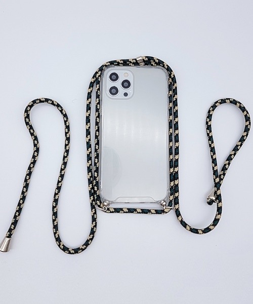 Lace Ladies（レースレディース）の「パラコード付き クリアiPhoneケース（スマホケース/カバー・レディース・グリーン/ブラック/ホワイト・B/F/K/I/C/D/H/A/G/E/J/Q/O/R/P/V/W/U/X）」の14枚目の写真