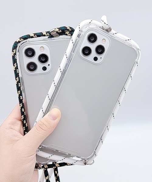 Lace Ladies（レースレディース）の「パラコード付き クリアiPhoneケース（スマホケース/カバー・レディース・グリーン/ブラック/ホワイト・B/F/K/I/C/D/H/A/G/E/J/Q/O/R/P/V/W/U/X）」の16枚目の写真