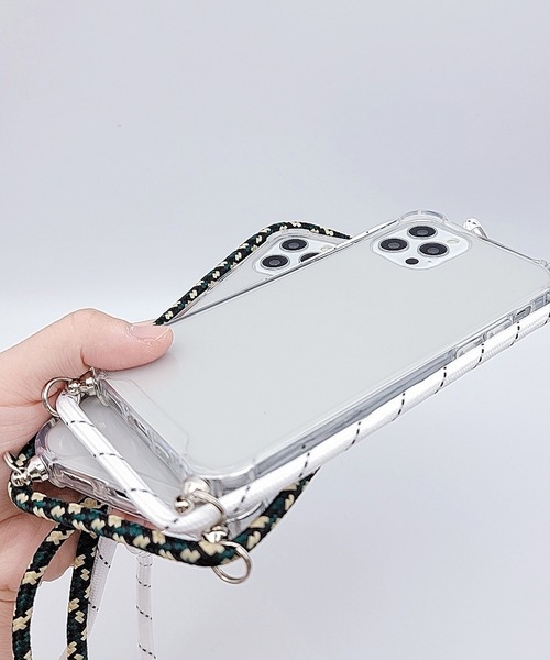 Lace Ladies（レースレディース）の「パラコード付き クリアiPhoneケース（スマホケース/カバー・レディース・グリーン/ブラック/ホワイト・B/F/K/I/C/D/H/A/G/E/J/Q/O/R/P/V/W/U/X）」の17枚目の写真