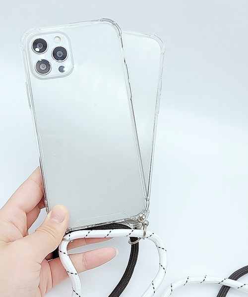 Lace Ladies（レースレディース）の「パラコード付き クリアiPhoneケース（スマホケース/カバー・レディース・グリーン/ブラック/ホワイト・B/F/K/I/C/D/H/A/G/E/J/Q/O/R/P/V/W/U/X）」の18枚目の写真