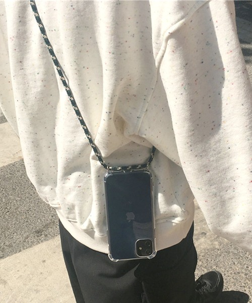 Lace Ladies（レースレディース）の「パラコード付き クリアiPhoneケース（スマホケース/カバー・レディース・グリーン/ブラック/ホワイト・B/F/K/I/C/D/H/A/G/E/J/Q/O/R/P/V/W/U/X）」の19枚目の写真