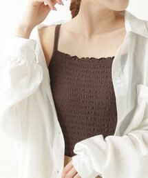 RAY CASSIN | くしゅくしゅカップ付きキャミ(キャミソール)