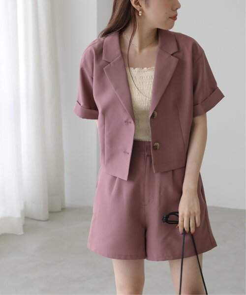 RAY CASSIN（レイカズン）の「くしゅくしゅカップ付きキャミ（キャミソール・レディース・ブラウン/オレンジ/キナリ/ベージュ・FREE）」の7枚目の写真