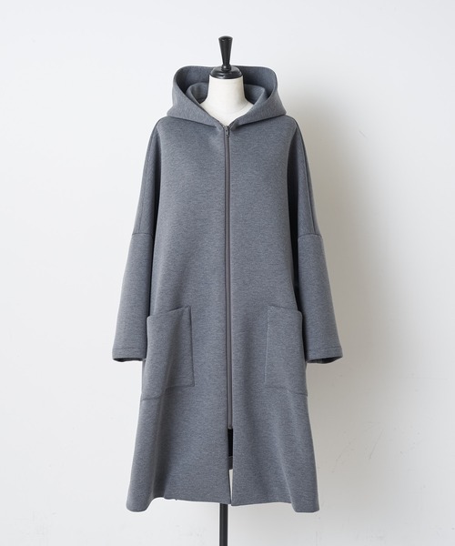 BEARDSLEY（ビアズリー）の「ダンボールBIGコート（その他アウター・レディース・グレー/ブラック・FREE）」の8枚目の写真