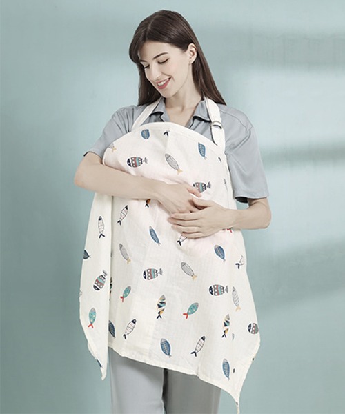 aimoha（アイモハ）の「授乳ケープ カバー（授乳ケープ/授乳クッション・レディース・ホワイト系その他/ホワイト系その他2/ホワイト系その他3/ホワイト系その他4・FREE）」の2枚目の写真