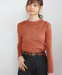 Crisp yours | 【WEB限定】メロウメッシュTシャツ(Tシャツ/カットソー)