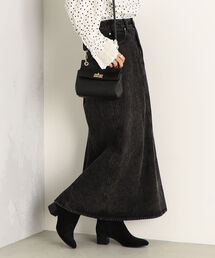 fredy repit | 【WEB限定】リメイク風デニムロングスカート(デニムスカート)