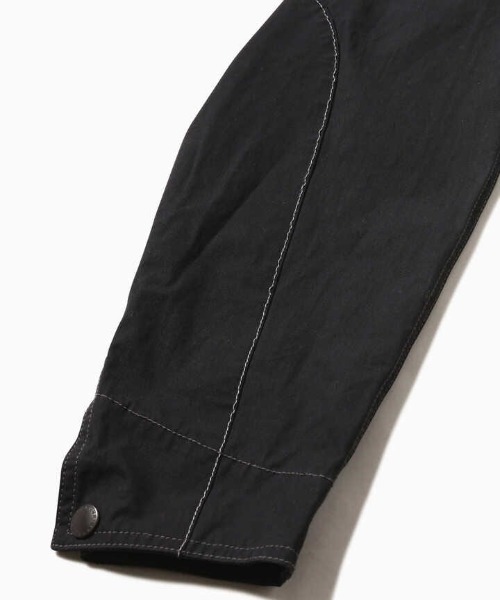 Barbour（バブアー）の「and wander × Barbour / アンドワンダー×バブア―　 Barbour CORDURA shirt バブアーコーデュラシャツ 5741281047（ブルゾン・メンズ・ブラック/カーキ・3/4/5）」の12枚目の写真