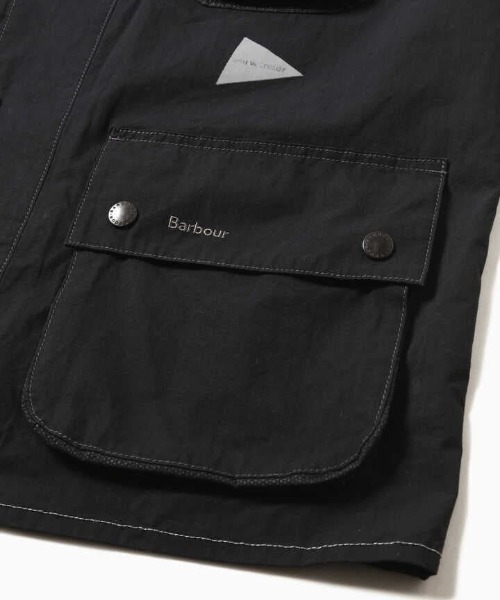 Barbour（バブアー）の「and wander × Barbour / アンドワンダー×バブア―　 Barbour CORDURA shirt バブアーコーデュラシャツ 5741281047（ブルゾン・メンズ・ブラック/カーキ・3/4/5）」の14枚目の写真