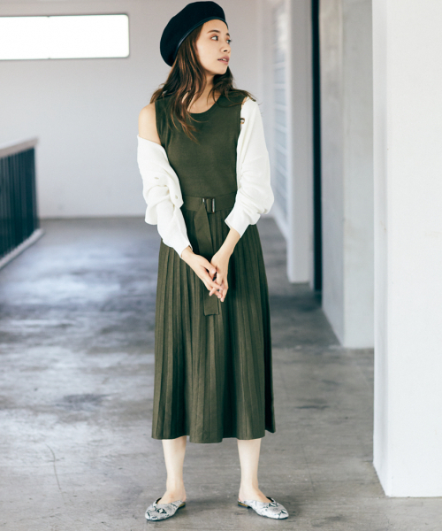 セール ブランド古着 ニットワンピース ワンピース Mysty Woman ミスティウーマン のファッション通販 Zozoused