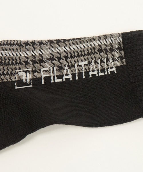 FILA（フィラ）の「【FILA GOLF/フィラゴルフ】ロゴ入り クルーソックス/持続消臭（ソックス/靴下・メンズ・ブラック/ネイビー/カーキ・FREE）」の7枚目の写真