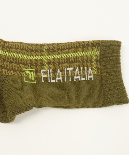 FILA（フィラ）の「【FILA GOLF/フィラゴルフ】ロゴ入り クルーソックス/持続消臭（ソックス/靴下・メンズ・ブラック/ネイビー/カーキ・FREE）」の5枚目の写真