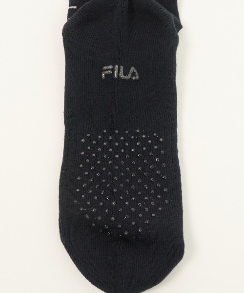 FILA（フィラ）の「【FILA GOLF/フィラゴルフ】ロゴ入り クルーソックス/持続消臭（ソックス/靴下・メンズ・ブラック/ネイビー/カーキ・FREE）」の10枚目の写真