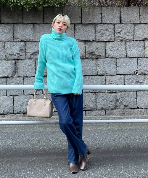 Shelly island（シェリーアイランド）の「ボストンバッグ（ボストンバッグ・レディース・グリーン/ベージュ/ブラック・FREE）」の8枚目の写真