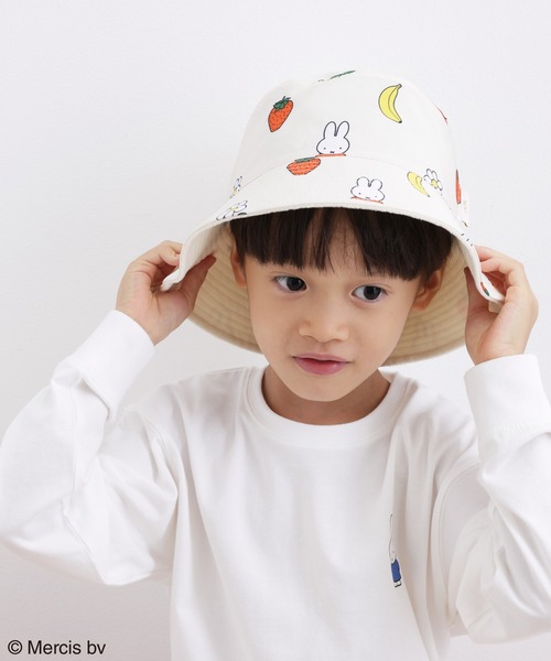 ROPE' PICNIC(ロペピクニック)の「【WEB限定】【KIDS】【miffy×ROPE' PICNIC】リバーシブルハット(ハット・キッズ・キナリ・FREE)」の7枚目の写真