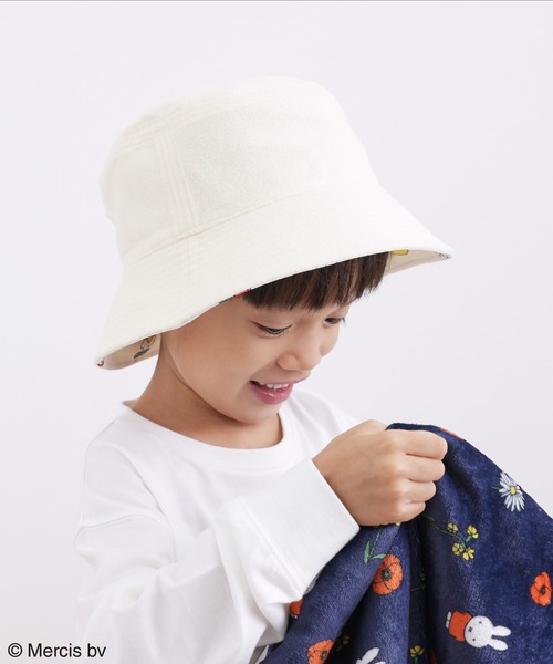 ROPE' PICNIC(ロペピクニック)の「【WEB限定】【KIDS】【miffy×ROPE' PICNIC】リバーシブルハット(ハット・キッズ・キナリ・FREE)」の8枚目の写真