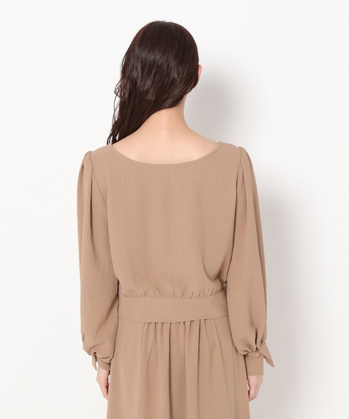 mysty woman(ミスティウーマン)の「楊柳フェミニンブラウス 236585(シャツ/ブラウス・レディース・ブラック/グリーン/キャメル・FREE)」の20枚目の写真