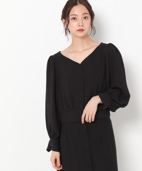 mysty woman(ミスティウーマン)の「楊柳フェミニンブラウス 236585(シャツ/ブラウス・レディース・ブラック/グリーン/キャメル・FREE)」の22枚目の写真