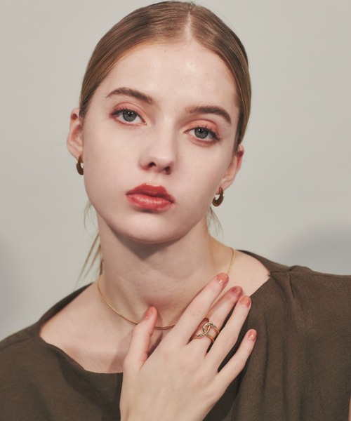 ciite'（シーテ）の「ビッグヒネリクロスリング（リング・レディース・シルバー/ゴールド・FREE）」の8枚目の写真