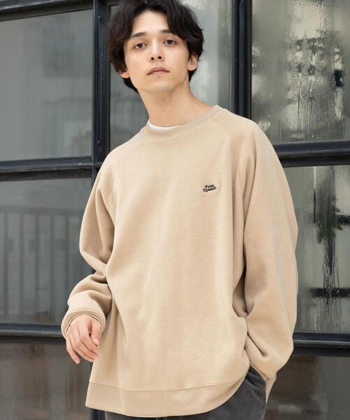 coen（コーエン）の「FreeSpeech(フリースピーチ)別注クルーネックフリース（スウェット・メンズ・ブラック/ベージュ/グレー/オフホワイト/オリーブ/オレンジ・SMALL/MEDIUM/LARGE/X-LARGE）」の4枚目の写真