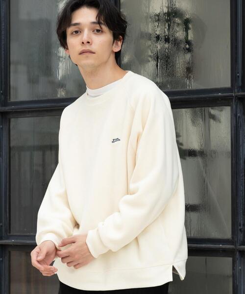 coen（コーエン）の「FreeSpeech(フリースピーチ)別注クルーネックフリース（スウェット・メンズ・ブラック/ベージュ/グレー/オフホワイト/オリーブ/オレンジ・SMALL/MEDIUM/LARGE/X-LARGE）」の2枚目の写真