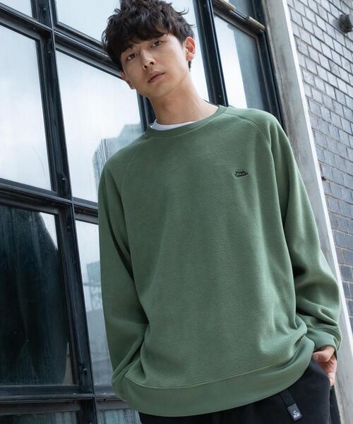 coen（コーエン）の「FreeSpeech(フリースピーチ)別注クルーネックフリース（スウェット・メンズ・ブラック/ベージュ/グレー/オフホワイト/オリーブ/オレンジ・SMALL/MEDIUM/LARGE/X-LARGE）」の5枚目の写真