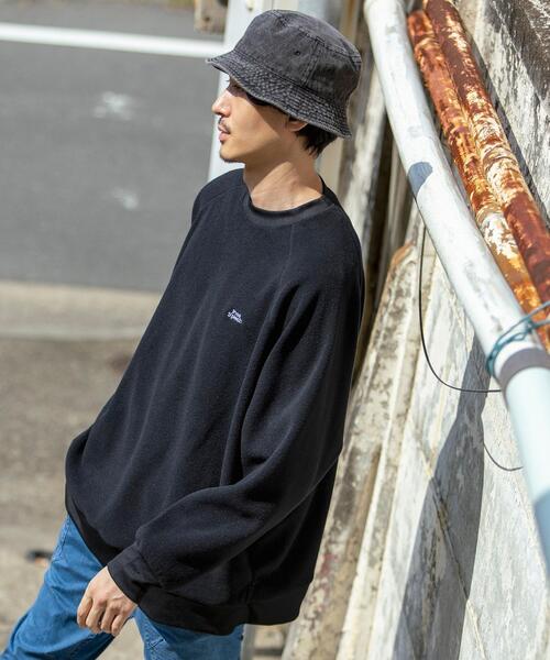 coen（コーエン）の「FreeSpeech(フリースピーチ)別注クルーネックフリース（スウェット・メンズ・ブラック/ベージュ/グレー/オフホワイト/オリーブ/オレンジ・SMALL/MEDIUM/LARGE/X-LARGE）」の3枚目の写真