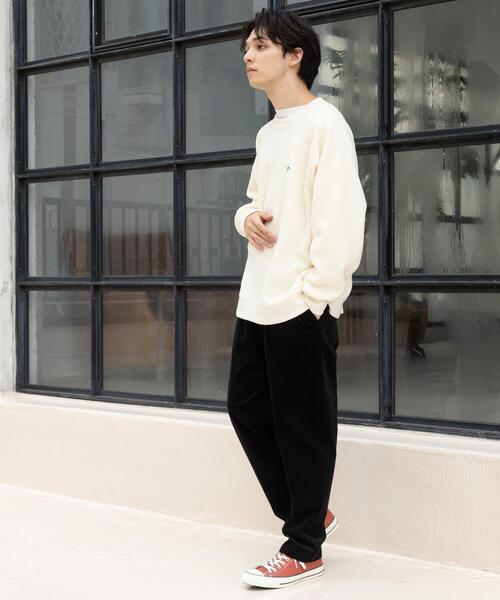 coen（コーエン）の「FreeSpeech(フリースピーチ)別注クルーネックフリース（スウェット・メンズ・ブラック/ベージュ/グレー/オフホワイト/オリーブ/オレンジ・SMALL/MEDIUM/LARGE/X-LARGE）」の8枚目の写真