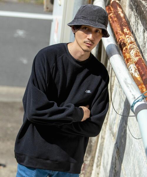 coen（コーエン）の「FreeSpeech(フリースピーチ)別注クルーネックフリース（スウェット・メンズ・ブラック/ベージュ/グレー/オフホワイト/オリーブ/オレンジ・SMALL/MEDIUM/LARGE/X-LARGE）」の9枚目の写真