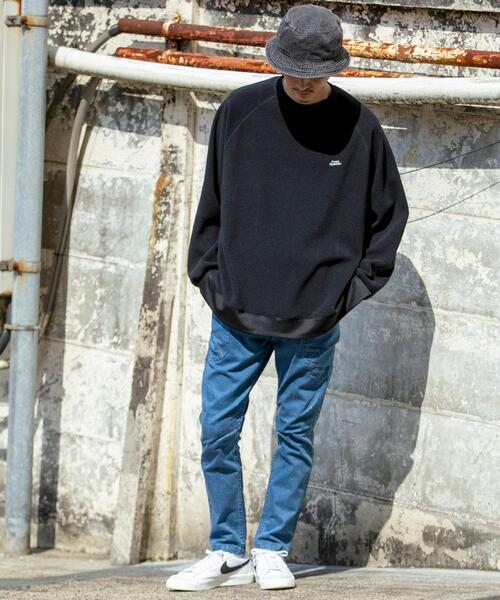 coen（コーエン）の「FreeSpeech(フリースピーチ)別注クルーネックフリース（スウェット・メンズ・ブラック/ベージュ/グレー/オフホワイト/オリーブ/オレンジ・SMALL/MEDIUM/LARGE/X-LARGE）」の10枚目の写真